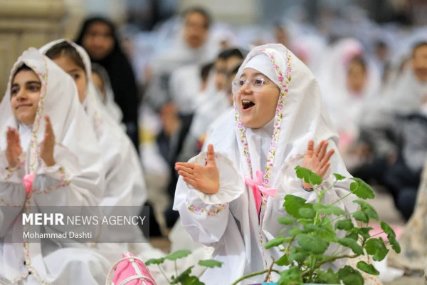 جشن روزه اولی ۲ هزار دانش آموز دختر اردبیلی