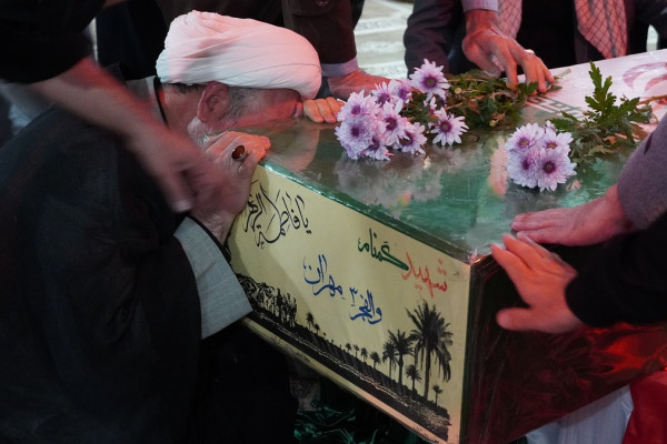 آیین استقبال از شهید خوشنام مکتب آقا روح الله