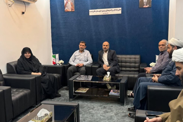 بازدید ذی حساب و همکاران اداره مالی اداره کل تبلیغات اسلامی خوزستان
