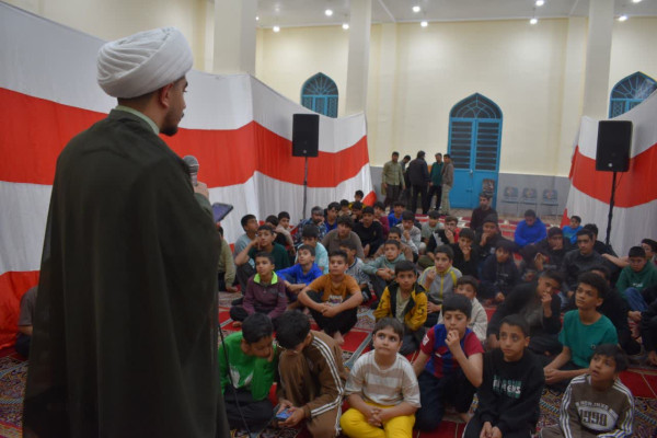 آیین اعتکاف کودکان و نوجوانان هیئت فتاح در مسجد زین‌العابدین شیراز برگزار شد