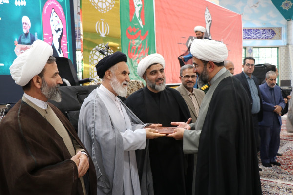 آیین سنگرسپاری مدیرکل تبلیغات اسلامی خراسان شمالی