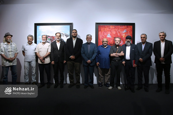 وزیر فرهنگ و ارشاد اسلامی از  نمایشگاه گروهی  «مدرسه میناب» بازدید کرد