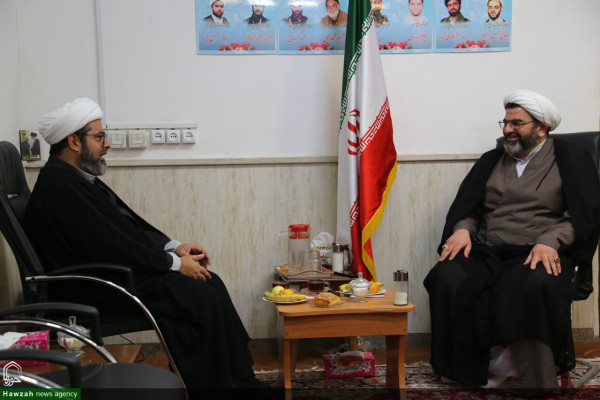 دیدار مدیرکل تبلیغات اسلامی خوزستان با مدیر جدید حوزه علمیه